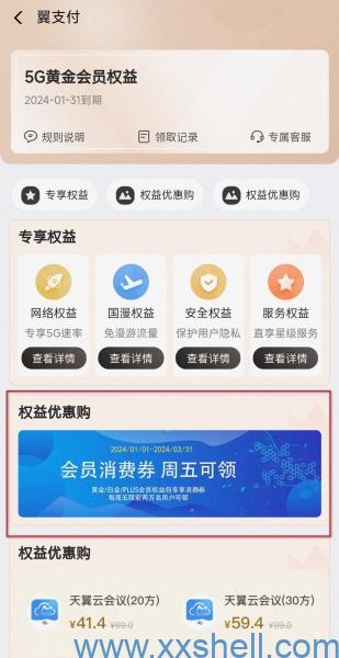 山东电信黄金会员/5GPLUS会员翼支付10-5话费充值教程-未来往事