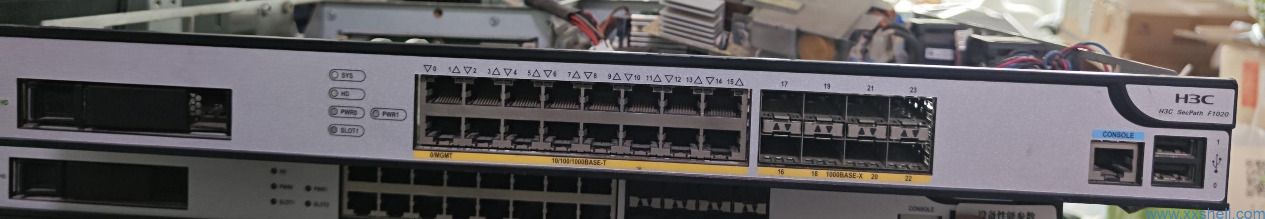 H3C SecPath F1020防火墙 设备拆机-未来往事